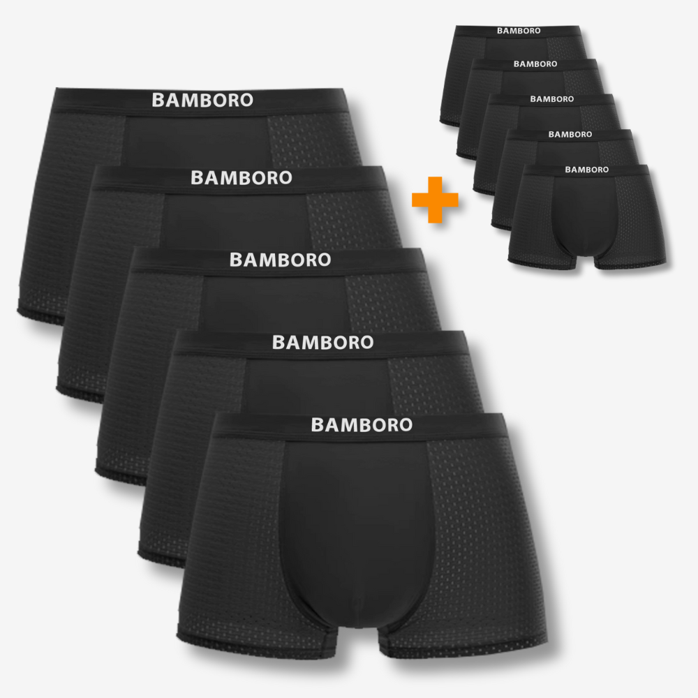 Bamboro Bamboo Boxers | Multi-pack | Black